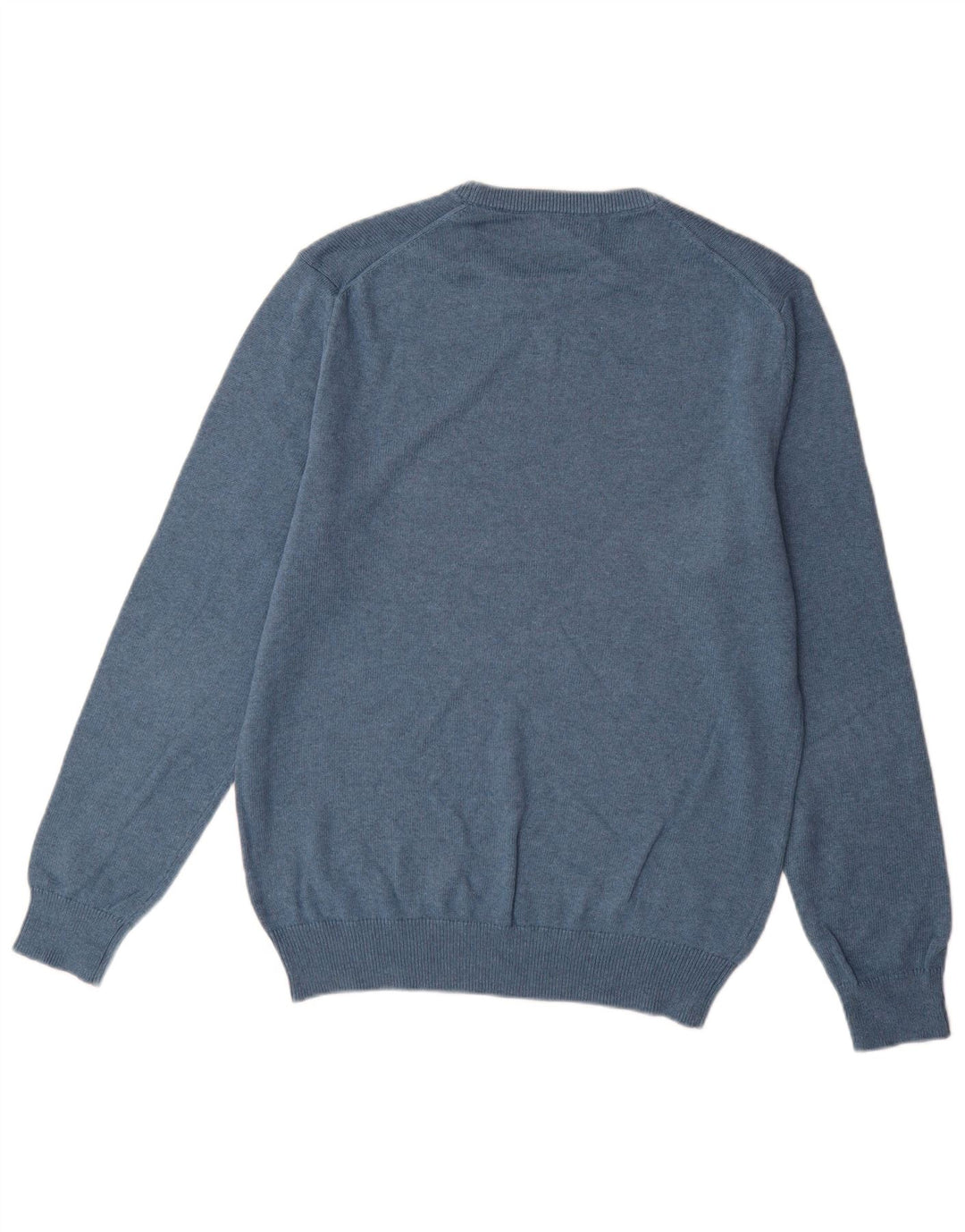 Crew Clothing Maglione da uomo girocollo in cotone blu medio