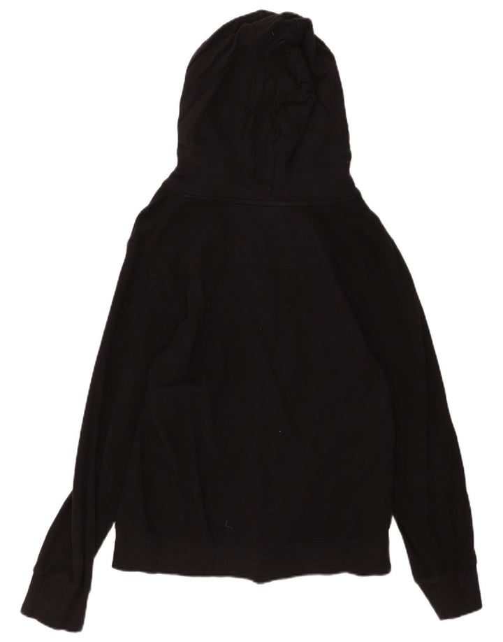 Felpa con cappuccio e zip per ragazze UMBRO 13-14 anni XL in cotone nero