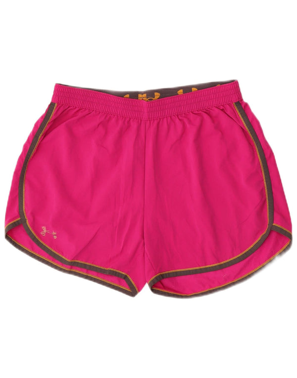 Pantaloncini sportivi da donna Under Armour UK 16 Large Rosa Poliestere