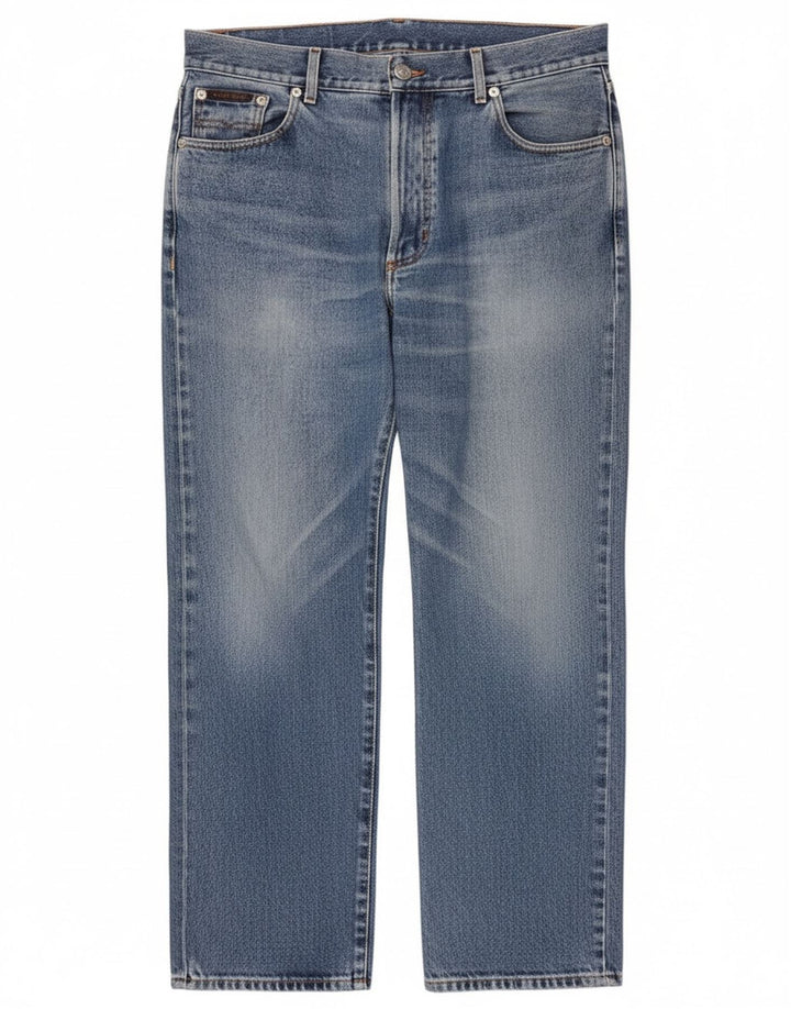 Jeans dritti regolari da uomo Gant W34 L27 cotone blu