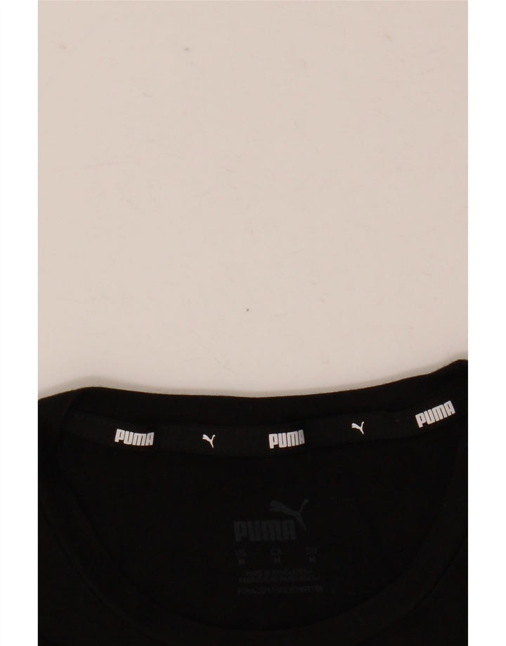 T-shirt grafica da donna Puma UK 14 media nera