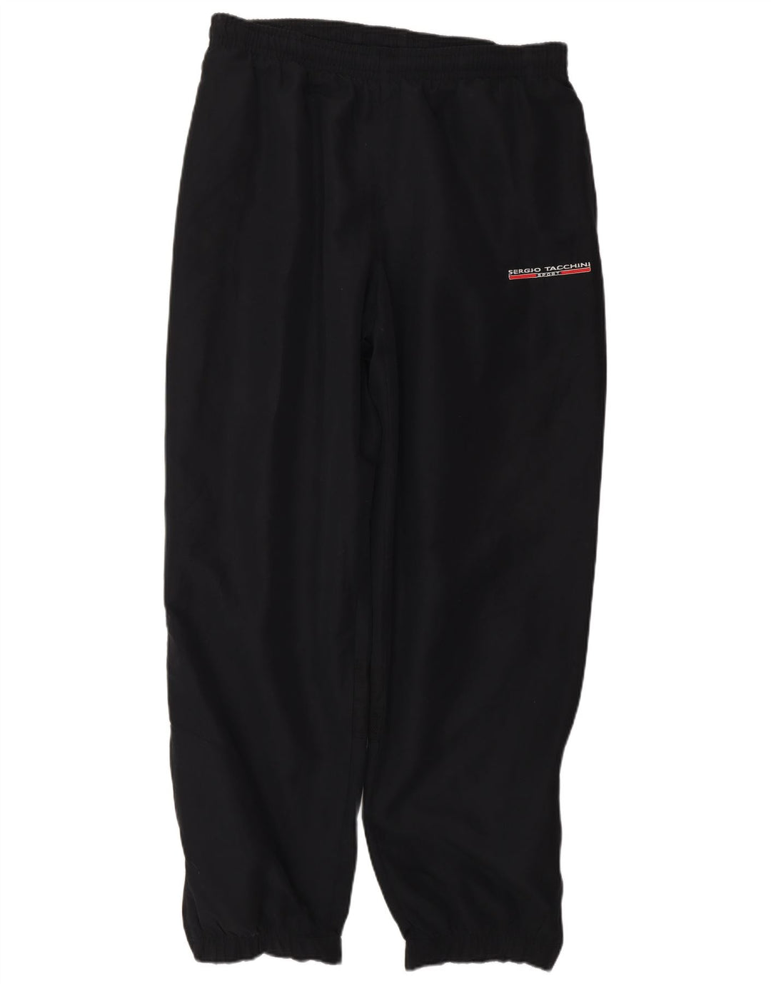 SERGIO TACCHINI Pantaloni da tuta da uomo grandi W34 L31 poliestere nero