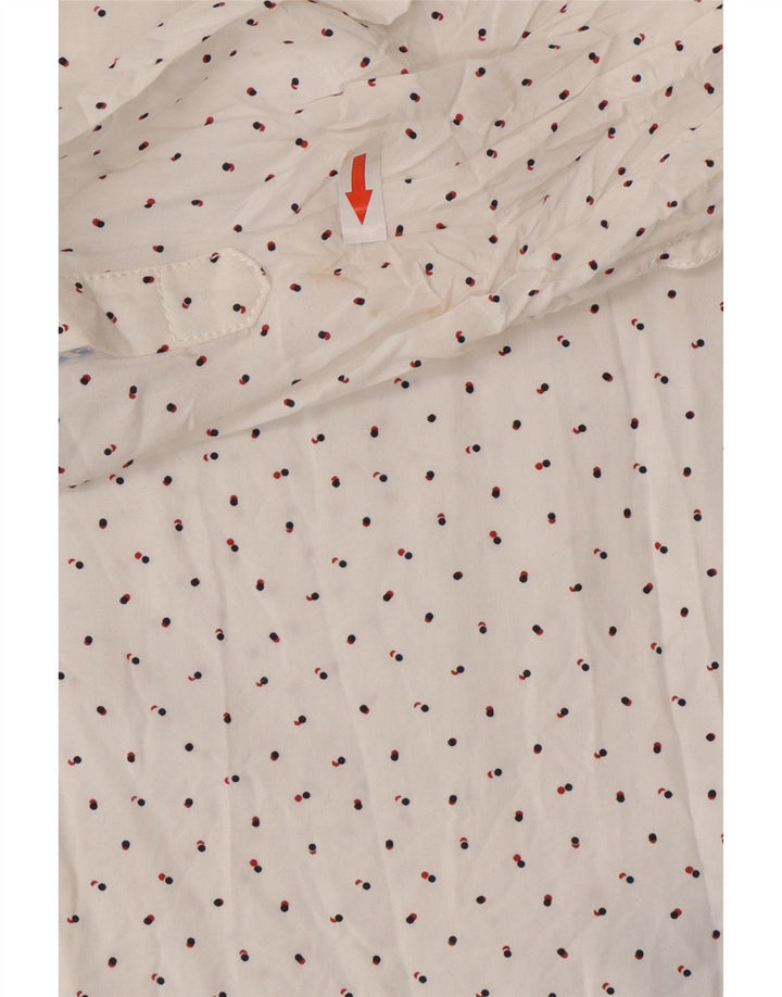 Camicia da donna Tommy Hilfiger UK 16 Large White Spotted Lyocell