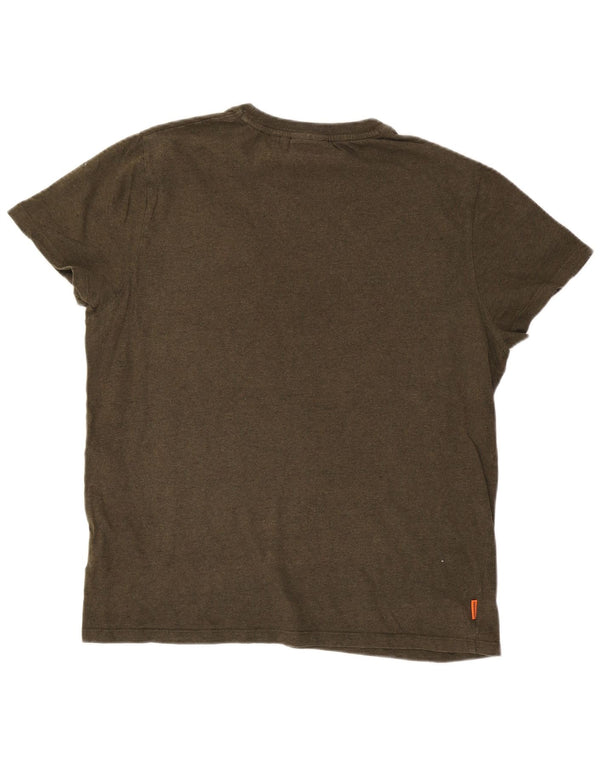 T-shirt da uomo Superdry Top 2XL cotone kaki