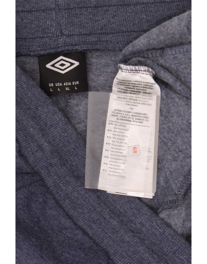 Pantaloni da tuta da uomo Umbro Joggers Large Blu Cotone