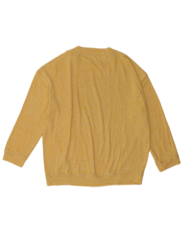 Camicetta oversize da donna Marks & Spencer Top UK 10 Small Yellow Flecked
