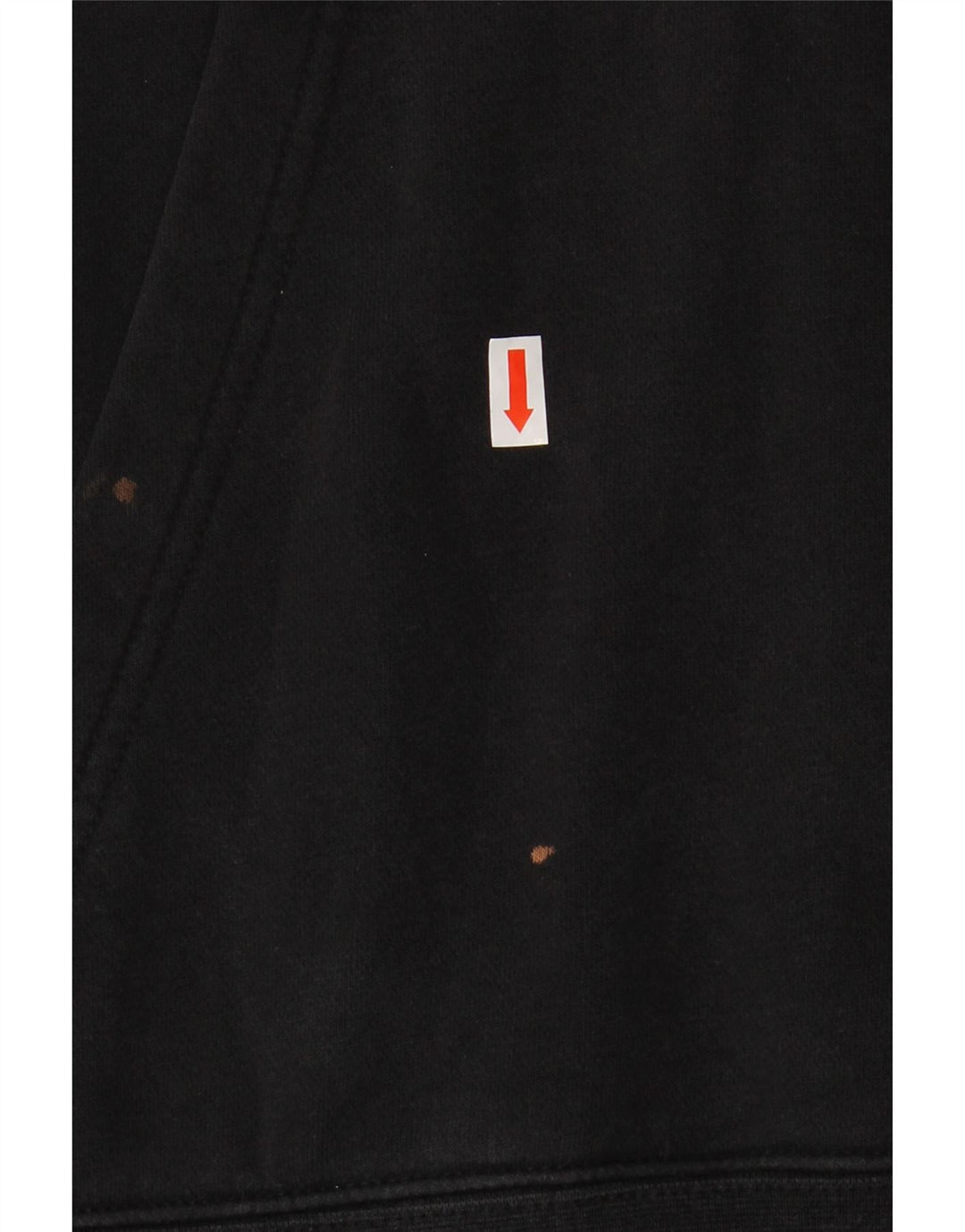 Felpa con cappuccio da uomo NIKE grande in cotone nero