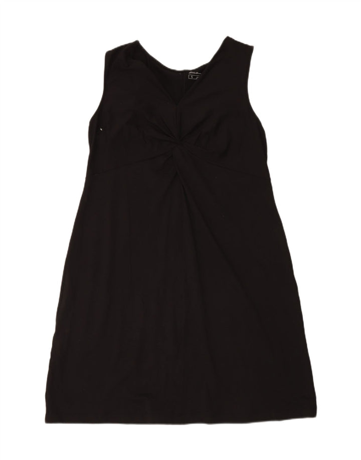 EDDIE BAUER Womens Sleeveless A-Line Dress UK 18 XL Black Polyester Vintage Eddie Bauer and Second-Hand Eddie Bauer from Messina Hembry 
