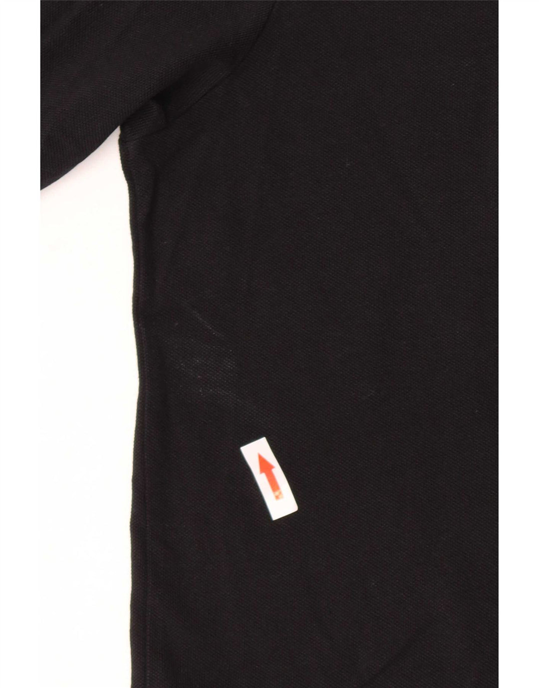Polo grafica da uomo Kappa piccola in cotone nero