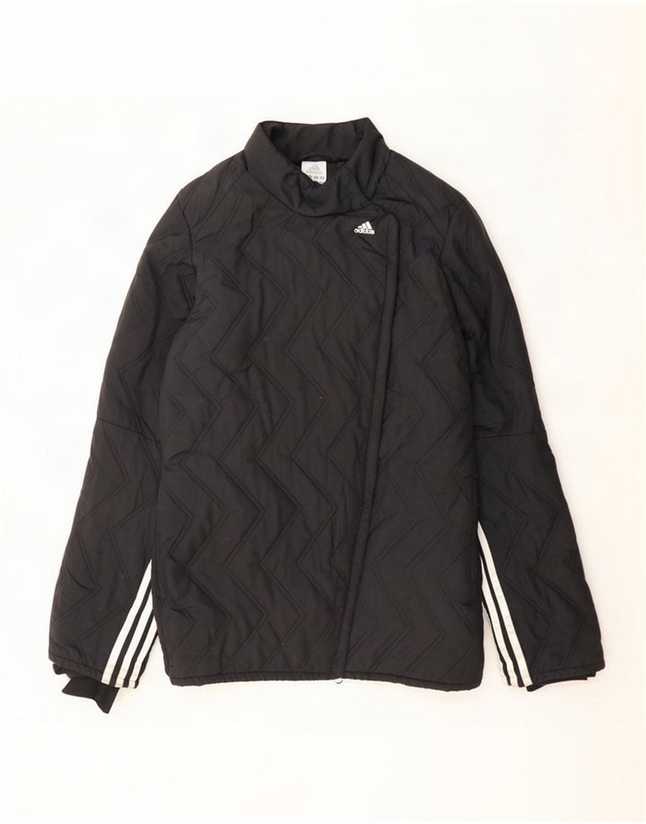 Giacca imbottita da donna Adidas UK 12 Medium Nero Poliestere