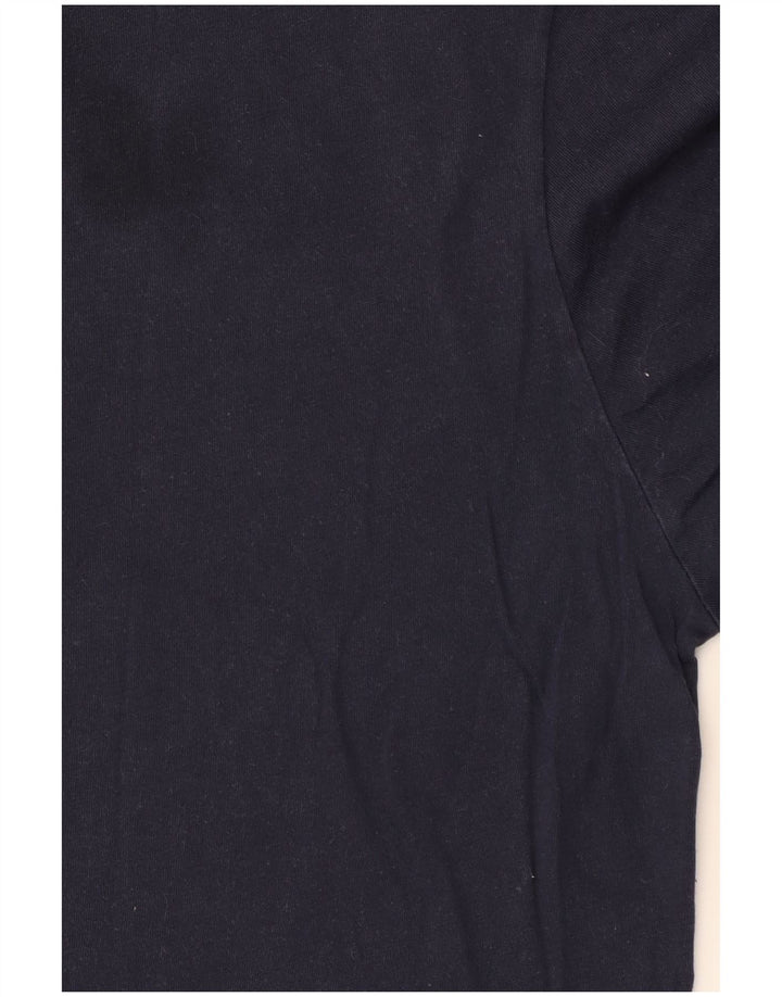 T-shirt da uomo vestibilità regolare Lacoste Top in cotone blu navy medio