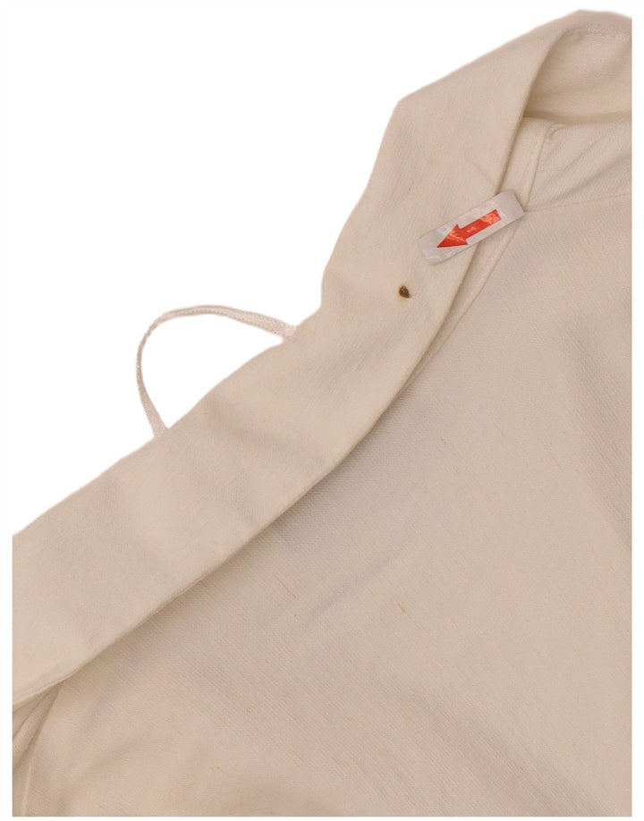 Camicetta corta da donna Zara UK 10 piccola bianca
