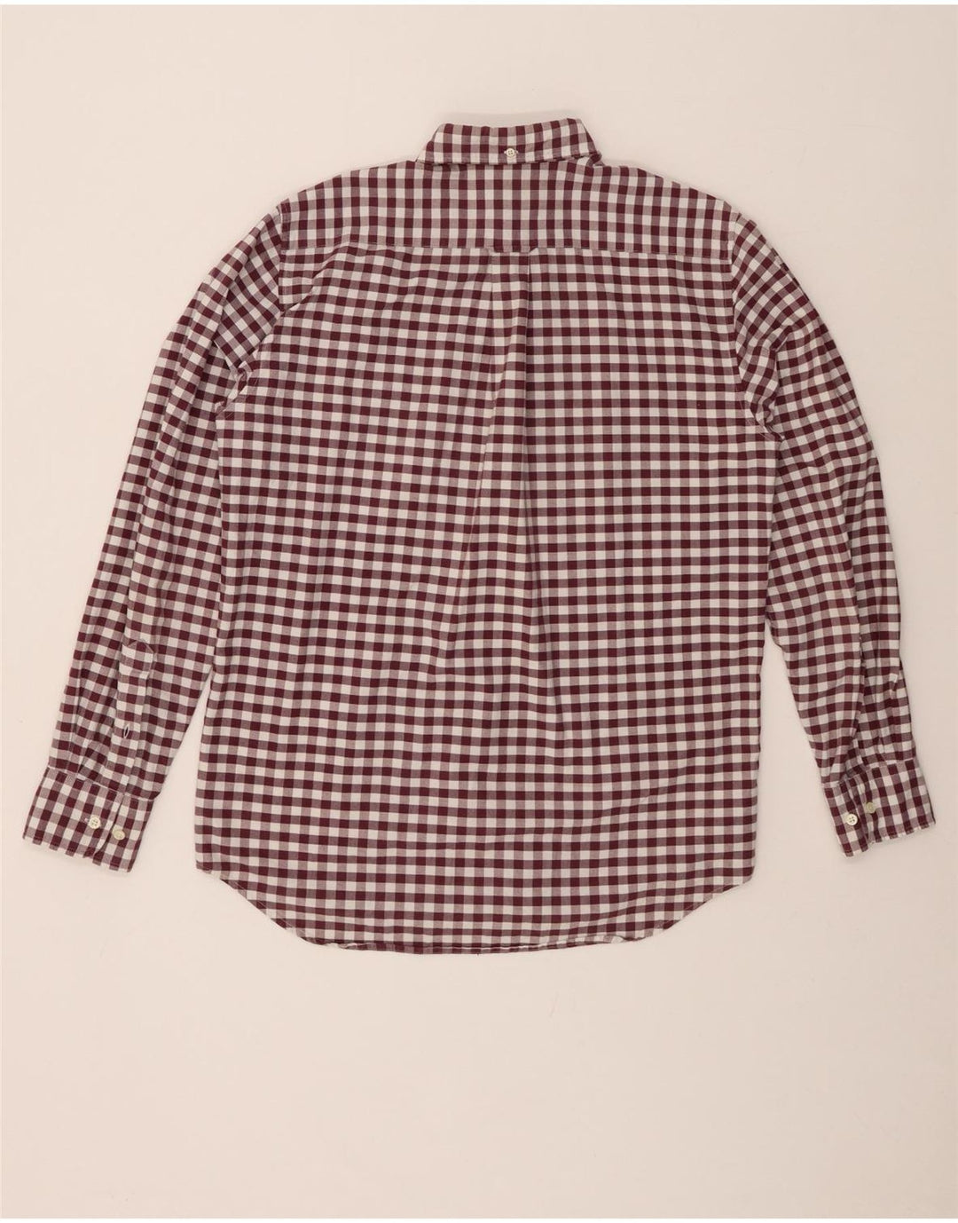 GANT Camicia da uomo Taglia 39/40 15 1/2 Medio Cotone a quadretti marrone