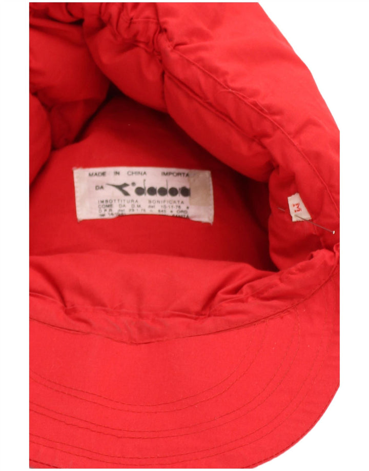 Berretto imbottito con paraorecchie da uomo Diadora Rosso medio
