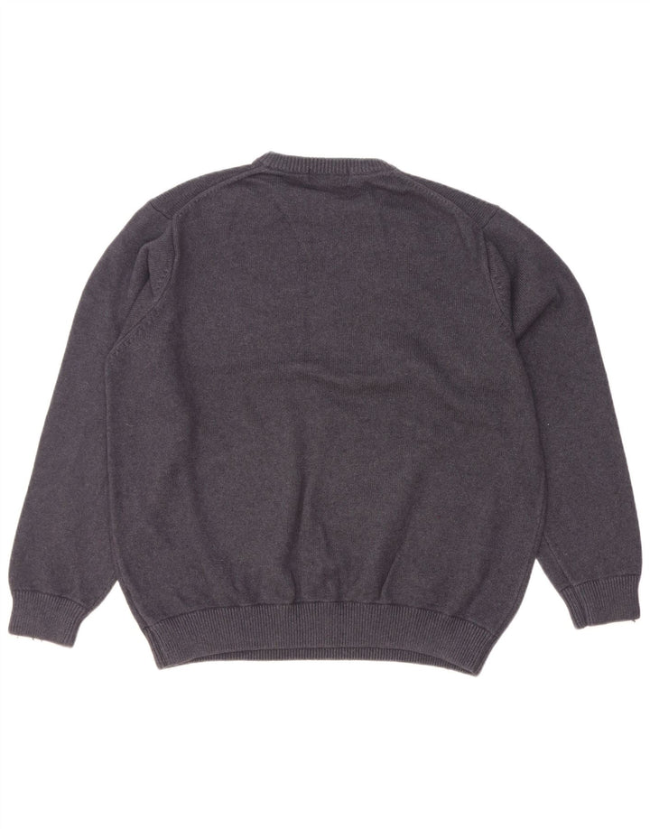 Maglione maglione girocollo da uomo Marks & Spencer XL cotone blu navy