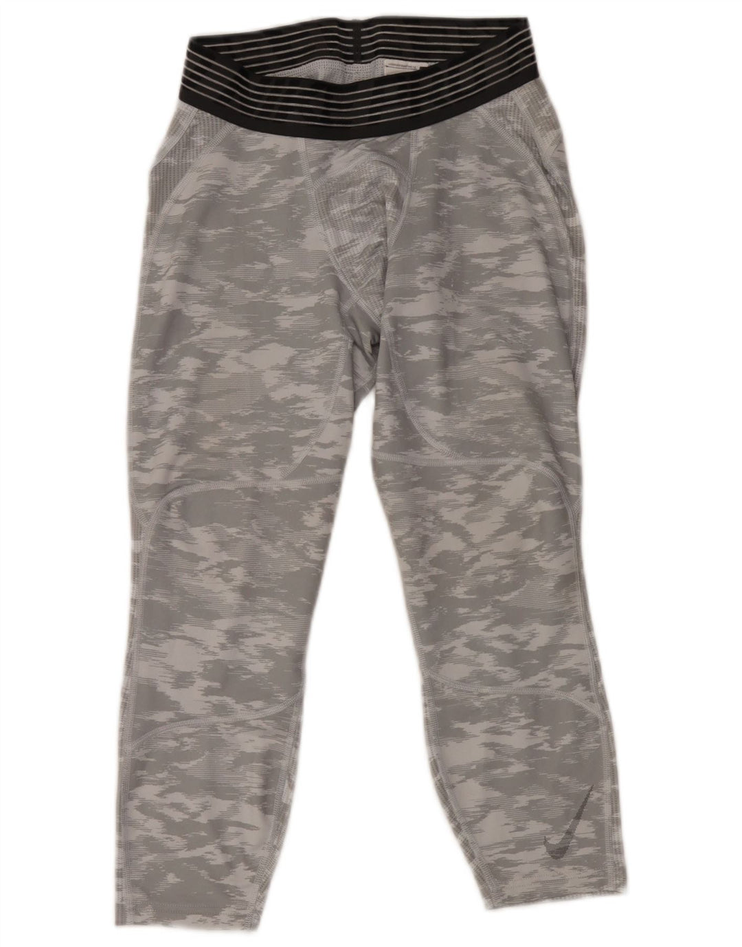 Leggings Nike Dri Fit da uomo in poliestere mimetico grigio medio