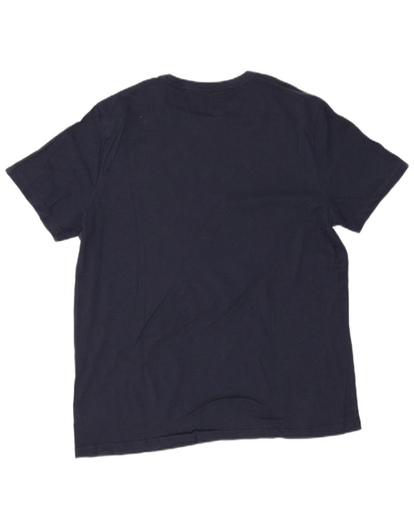 Gap T-shirt grafica da uomo Top Large in cotone blu navy