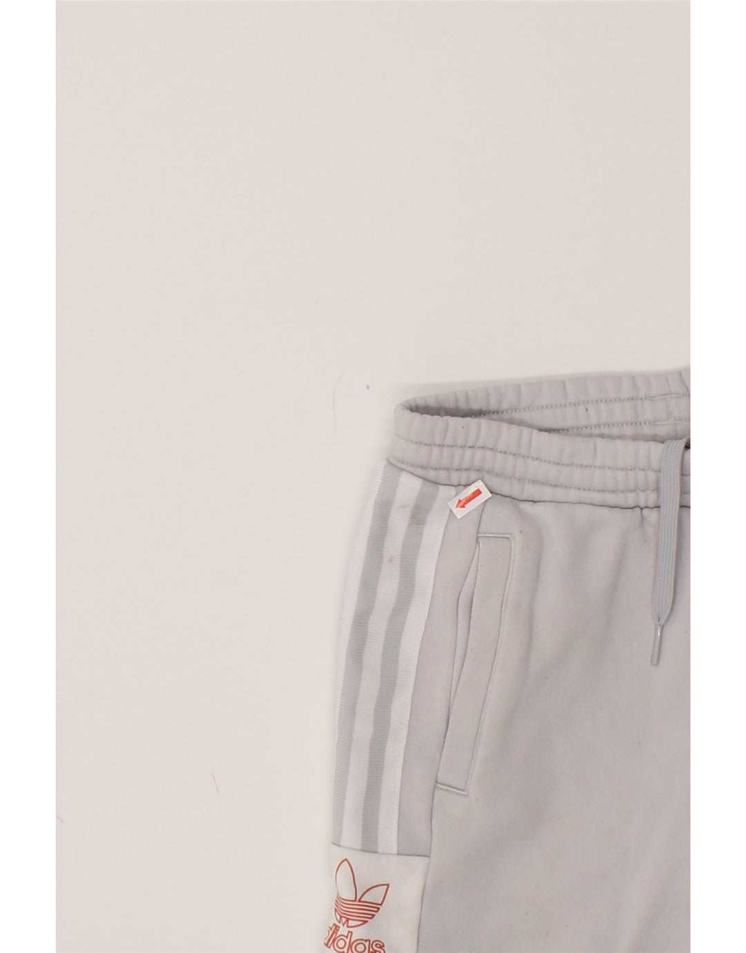 ADIDAS Boys Sport Shorts 7-8 Years Grey Cotton Vintage Adidas and Second-Hand Adidas from Messina Hembry 