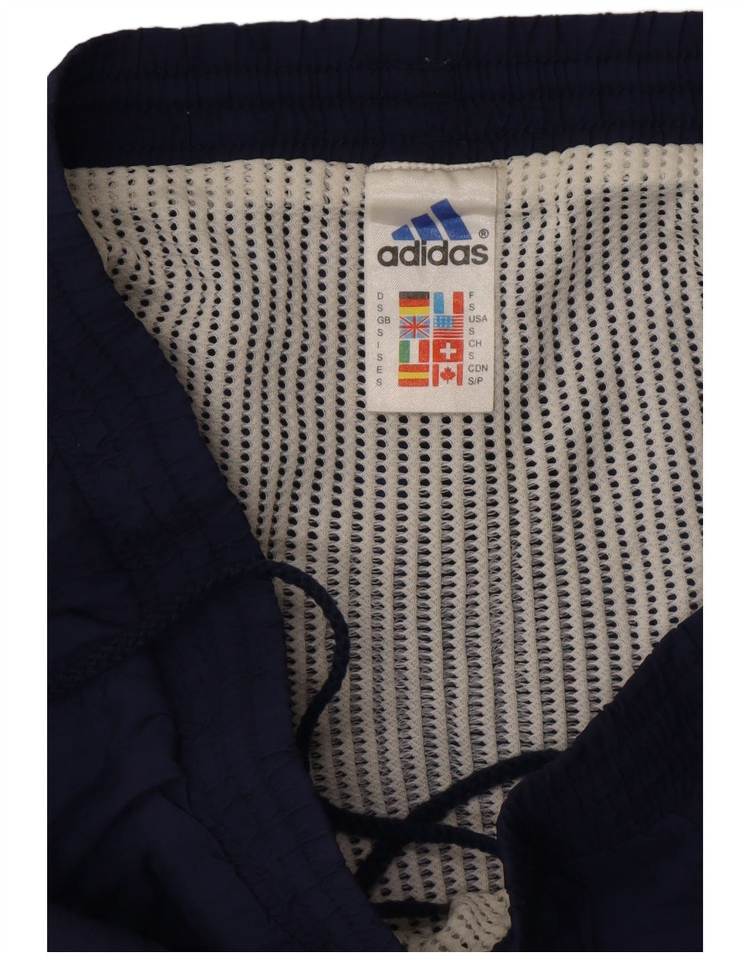 Pantaloncini da bagno grafici da uomo ADIDAS piccoli blu navy in poliammide