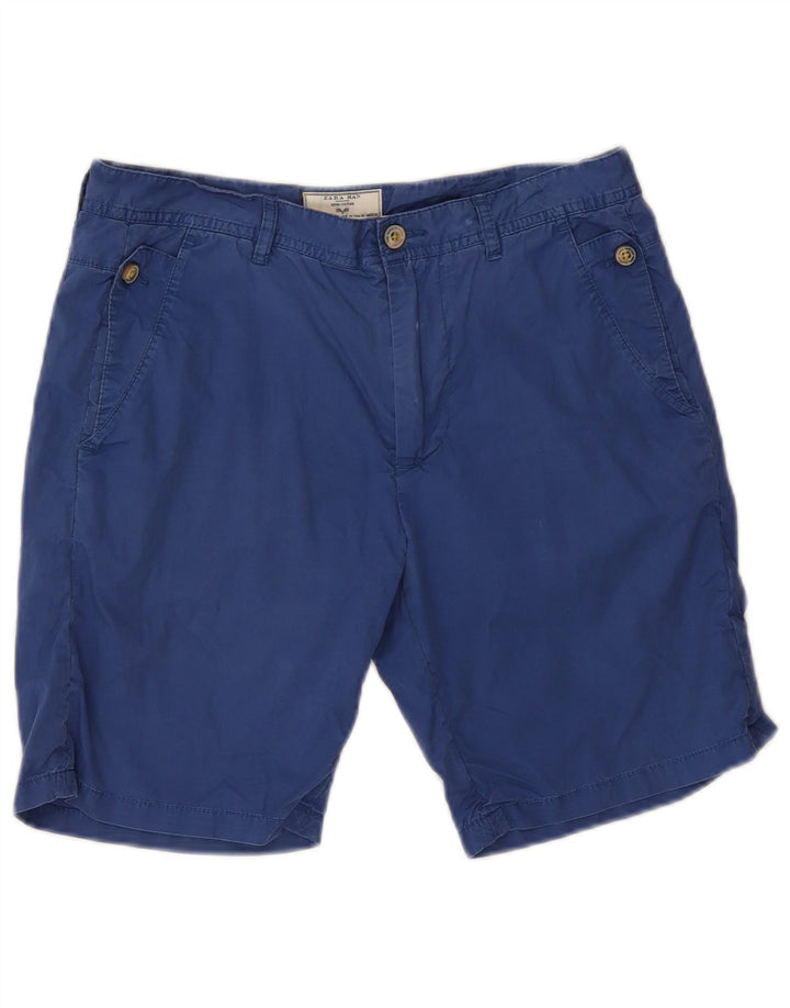 Pantaloncini chino da uomo Zara EU 38 piccoli W30 blu