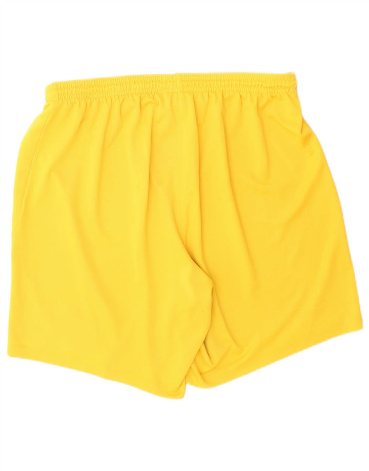 Pantaloncini sportivi Nike Dri Fit da uomo, grandi, gialli, in poliestere