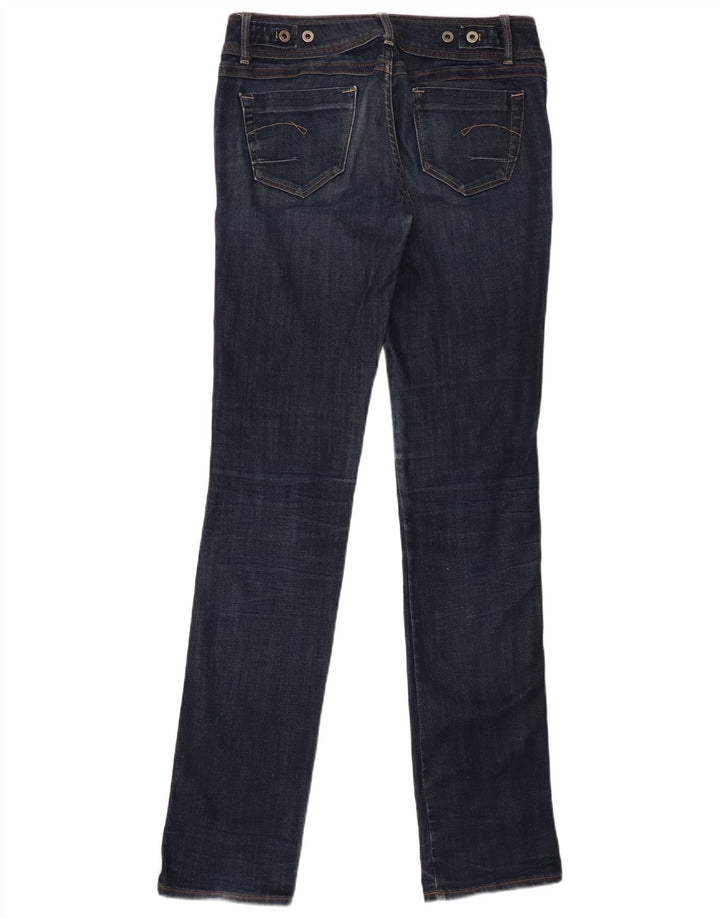 Jeans dritti da donna G-Star W29 L36 cotone blu navy
