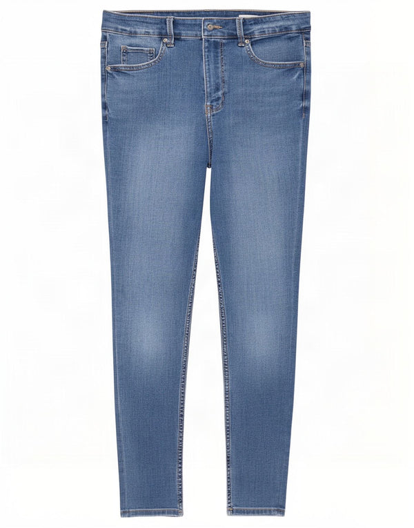 Jeans skinny Marks & Spencer da donna The Ivy Crop UK 12 medio W30 L25 blu