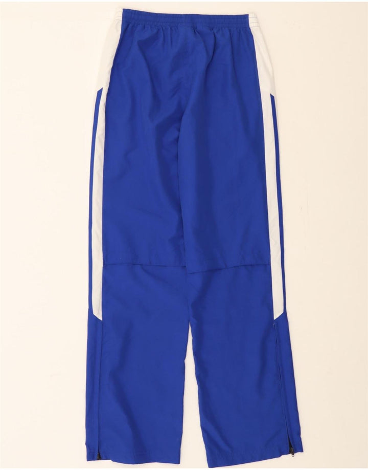 ADIDAS Boys Tracksuit Trousers 13-14 Years  Blue Colourblock Polyester Vintage Adidas and Second-Hand Adidas from Messina Hembry 