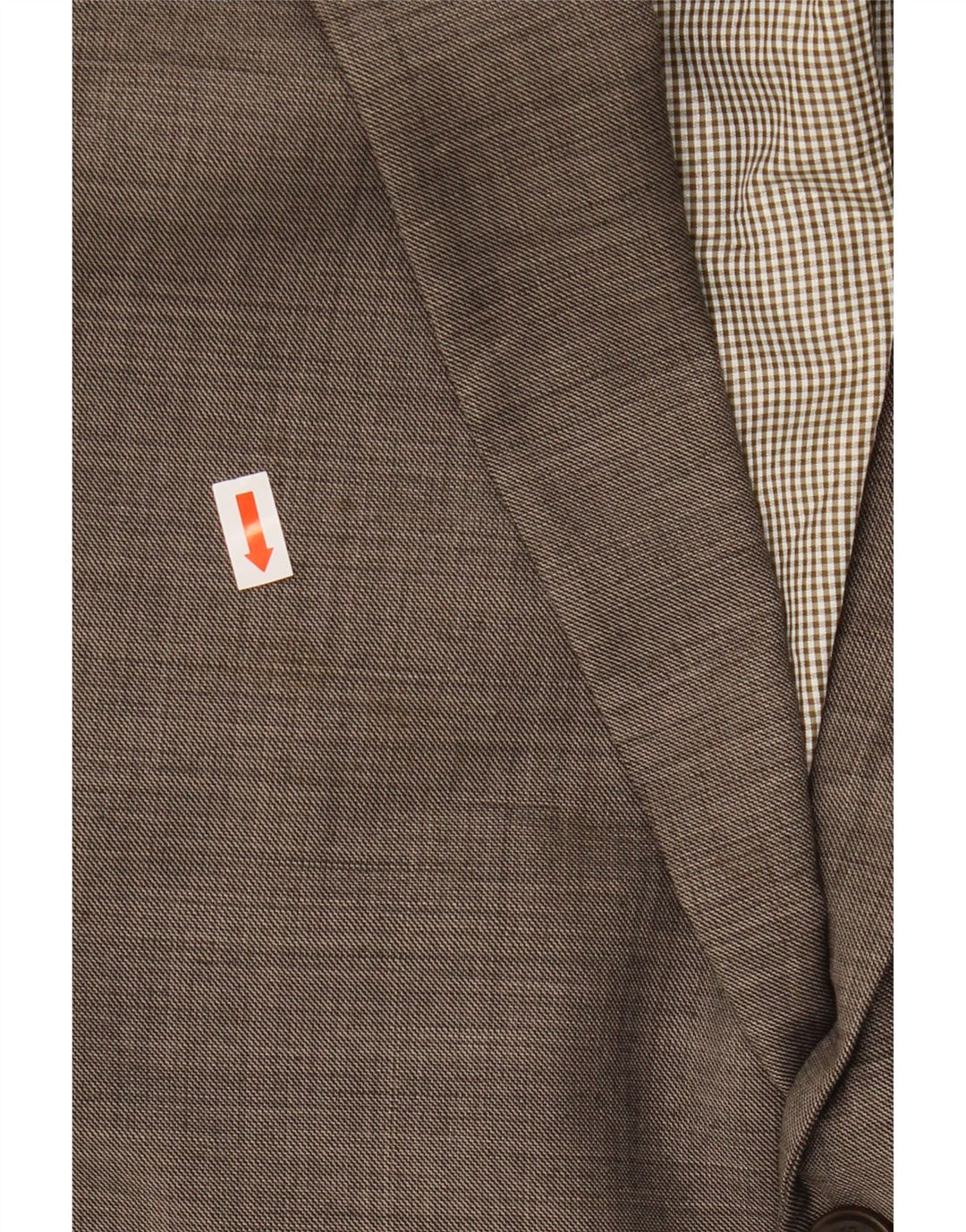 TOMMY HILFIGER Giacca blazer da uomo a 2 bottoni UK 46 3XL Lana grigia