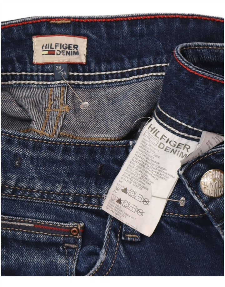 Jeans bootcut da donna Tommy Hilfiger W28 L30 cotone blu