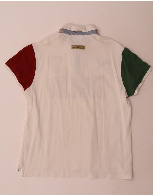 Polo grafica da uomo Puma Italia XL colore bianco