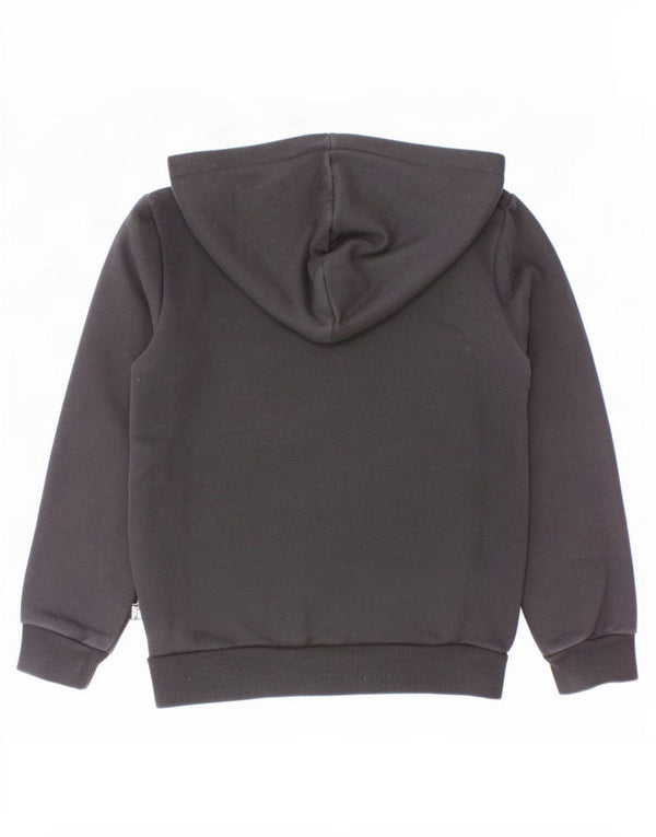 Felpa con cappuccio grafica da bambino Puma 9-10 anni in cotone nero