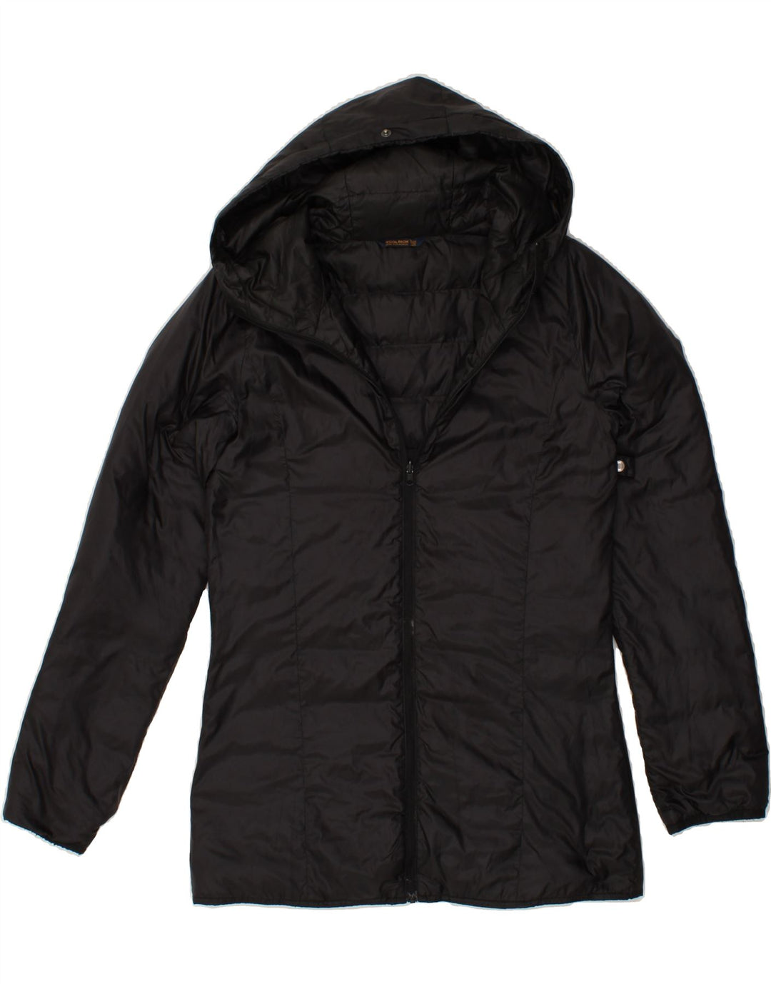 WOOLRICH Womens Hooded Reversible Padded Jacket UK 6 XS Black Nylon Vintage Woolrich and Second-Hand Woolrich from Messina Hembry 