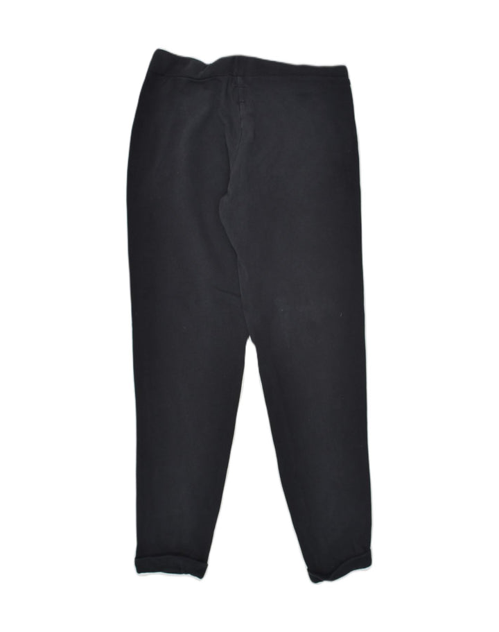JACK WILLS Womens Tracksuit Trousers UK 10 Small Black Cotton | Vintage Jack Wills | Thrift | Second-Hand Jack Wills | Used Clothing | Messina Hembry 