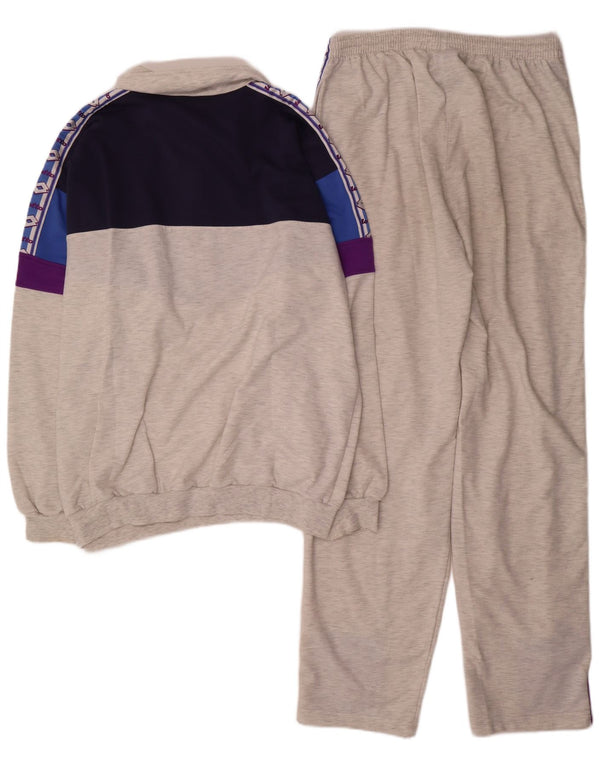 Tuta intera da uomo con grafica Lotto XL Poliestere color block grigio