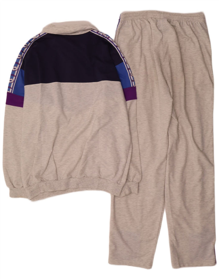 Tuta intera da uomo con grafica Lotto XL Poliestere color block grigio