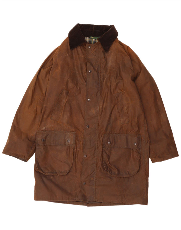 Giacca da uomo in cotone cerato Caber Classics UK 38 Cotone marrone medio