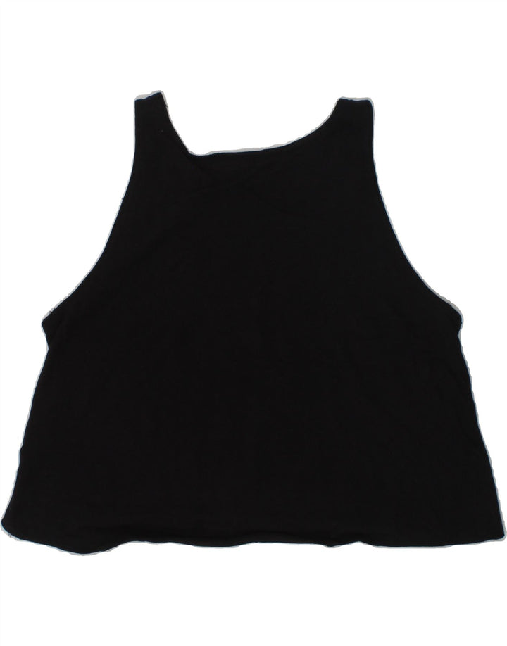 CHAMPION Girls Graphic Vest Top 7-8 Years Small Black | Vintage Champion | Thrift | Second-Hand Champion | Used Clothing | Messina Hembry 