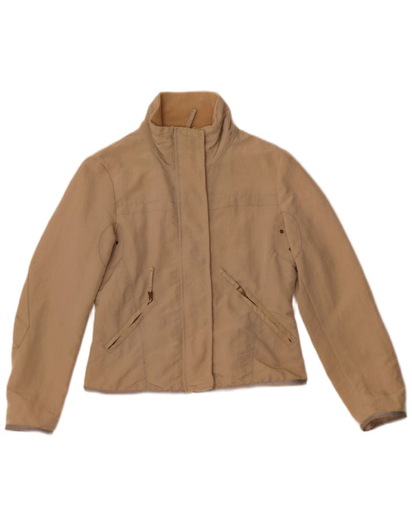 Giubbotto bomber corto da donna Marella UK 8 Small Beige Poliammide