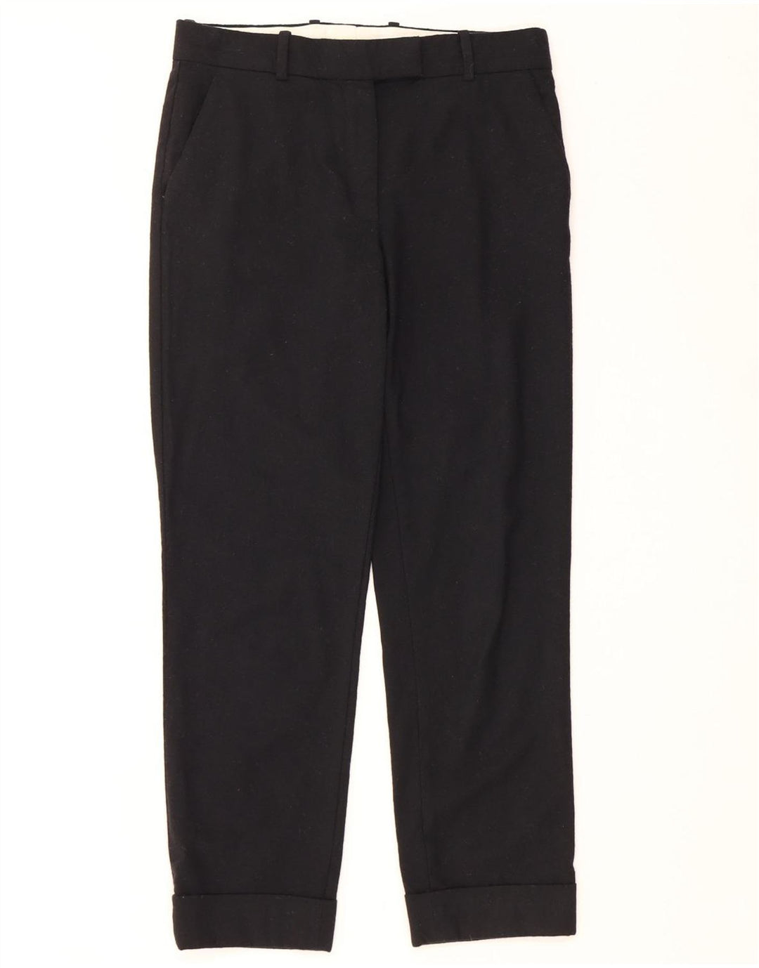 Pantaloni da abito dritti da donna COS EU 34 XS W30 L26 Lana nera