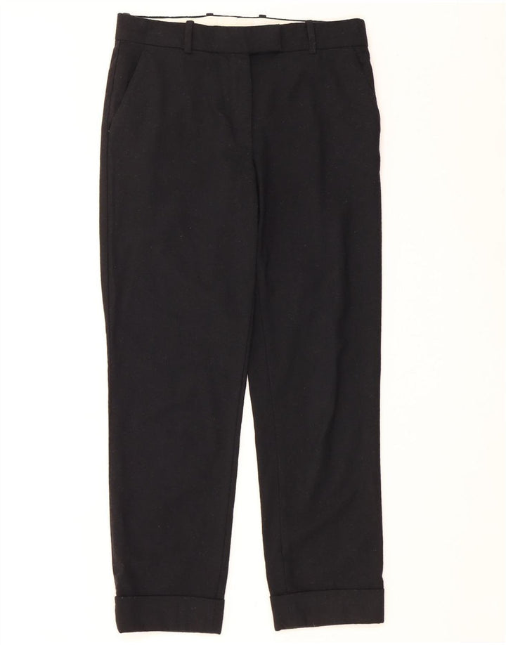 Pantaloni da abito dritti da donna COS EU 34 XS W30 L26 Lana nera