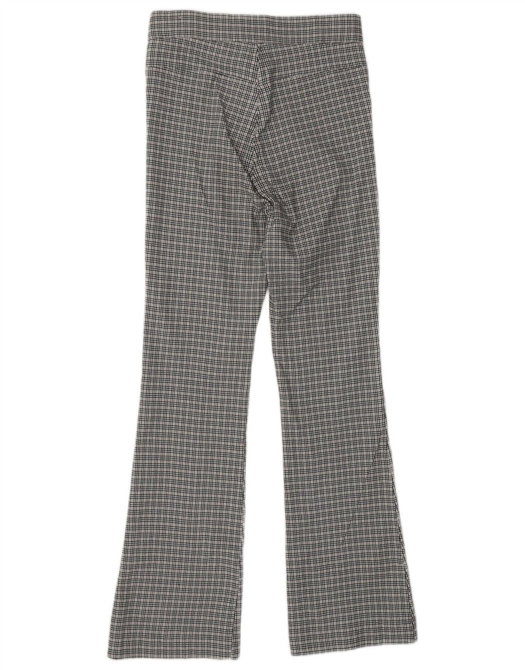 Pantaloni casual ZARA da donna Bootcut piccoli W26 L26 Chevron grigio