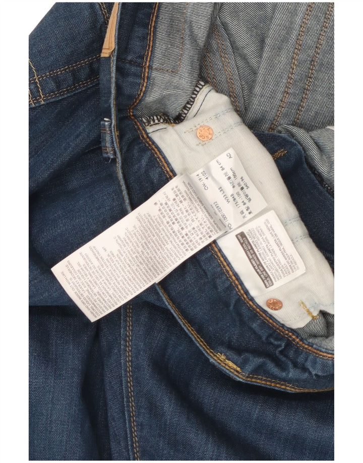 Jeans dritti da uomo Levi's W33 L28 cotone blu