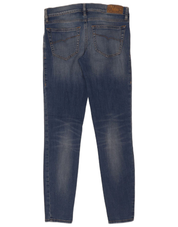 Jeans skinny super slim da donna Grupee a vita bassa Diesel W26 L32 cotone blu