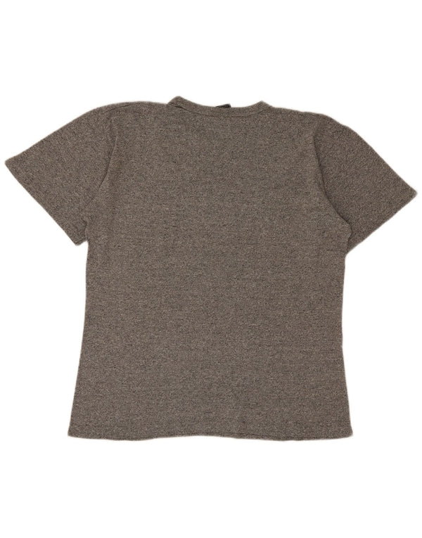T-shirt grafica da uomo Champion Top grande grigio chiazzato