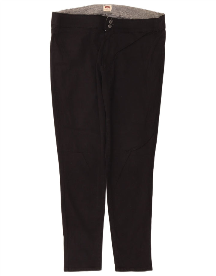 Pantaloni casual slim da donna Levi's W34 L27 neri