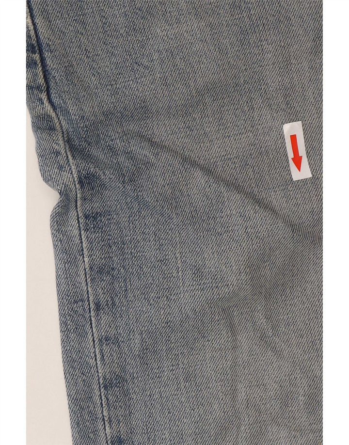 Jeans dritti invecchiati da uomo Carhartt W34 L34 cotone blu