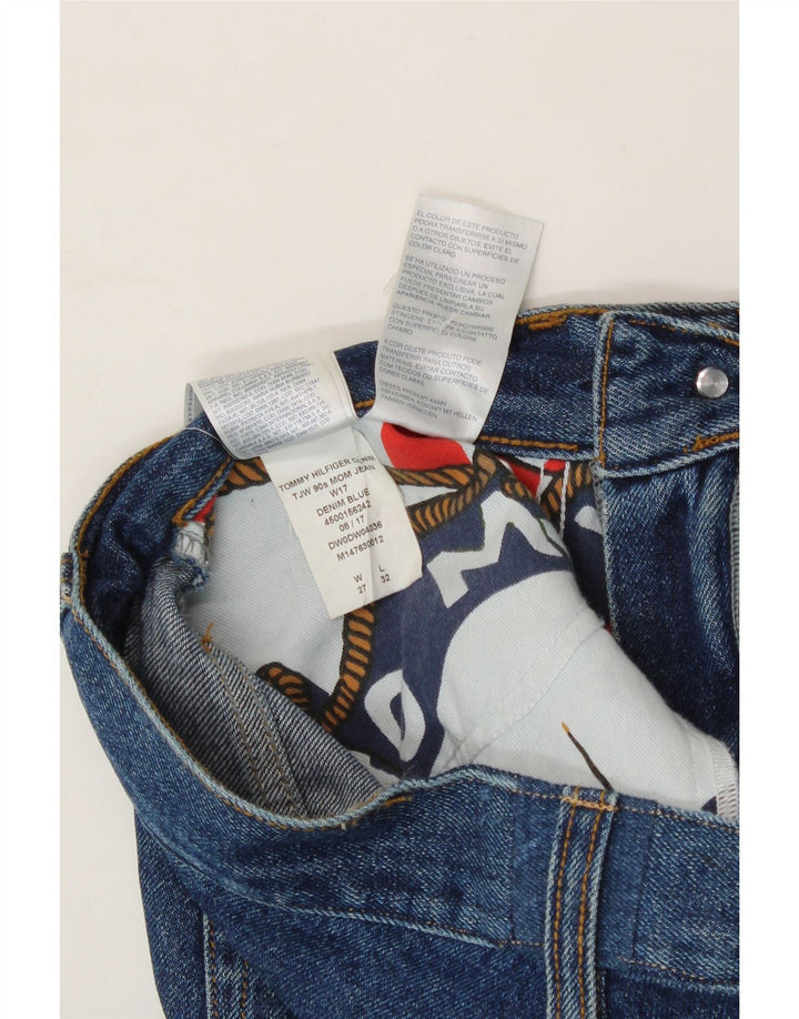 TOMMY HILFIGER Womens Slim Jeans  W27 L32 Navy Blue Cotton Vintage Tommy Hilfiger and Second-Hand Tommy Hilfiger from Messina Hembry 