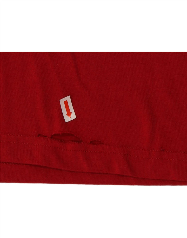 T-shirt da uomo Lyle & Scott Top rosso medio in poliestere