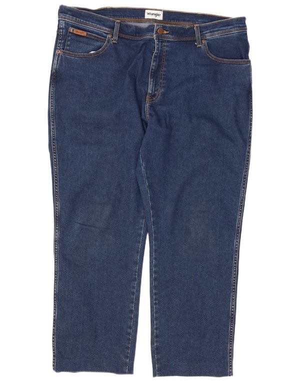 Jeans Wrangler da uomo Texas affusolati affusolati W42 L28 in cotone blu